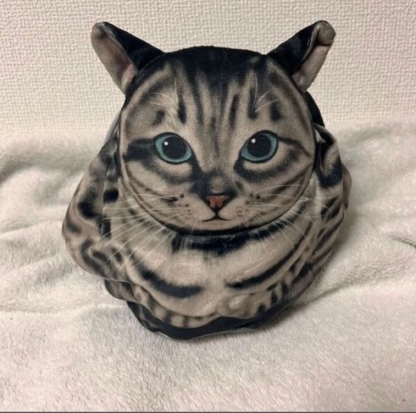 猫巾着 ポーチ 巾着袋 猫 小物入れ 猫のまんまる巾着 大容量 ネコ