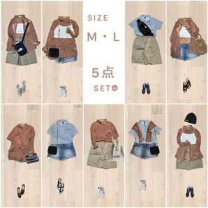 野外フェスコーデ 新品タグ付き含む 5点セット まとめ売り レディース服