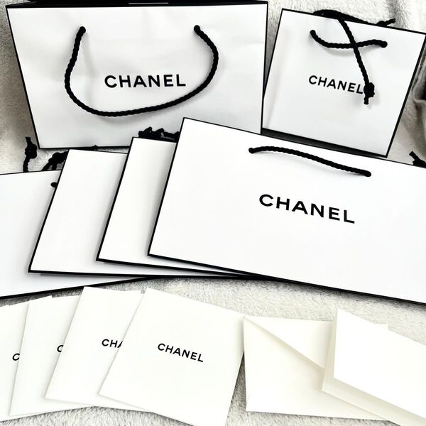 CHANEL ショッピング袋 紙袋 メッセージカード 取扱書