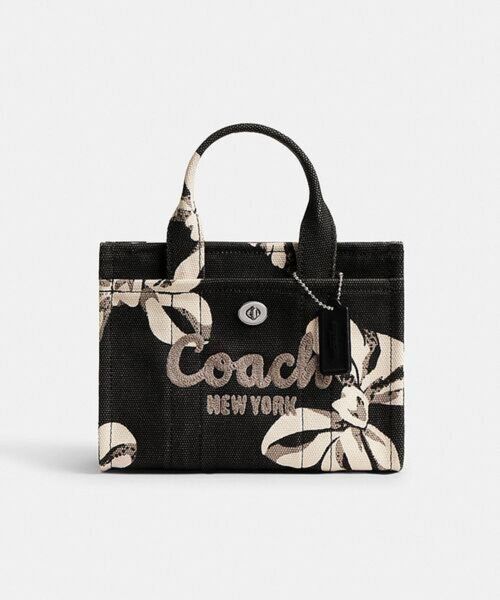 【新品】コーチ カーゴ トート バッグ20・ボウ プリント coach ショルダー バッグ
