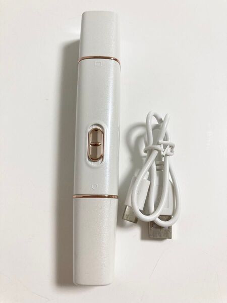 充電式フェイス&ボディ&アイブロウシェーバー 品番:FBE-002-WH コンパクト