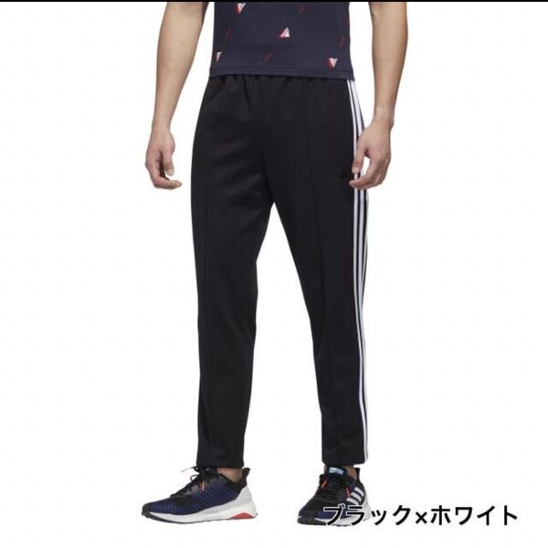 新品 タグ付き アディダス adidas ジャージ パンツ ジョガーパンツ メンズ XL 3本ライン ブラック 黒