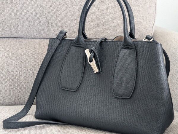 美品 ロンシャン ロゾ 2way ハンドバッグ ショルダーバッグ トートバッグ