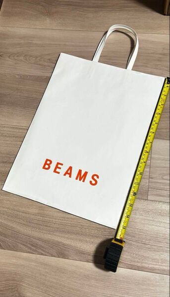 BEAMS ビームス ショッパーズバッグ 紙袋 ショップ袋 白