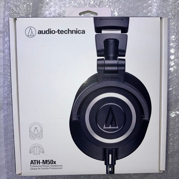 オーディオテクニカ ATH-M50x プロフェッショナル 有線モニターヘッドフォンブラック レコーディング DJ DTM