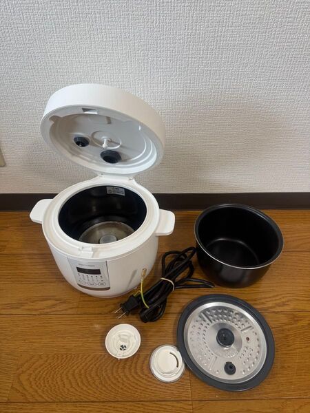 mononics MN-RC12-BK/WH/ジャー炊飯器/マイコン式 2021年製
