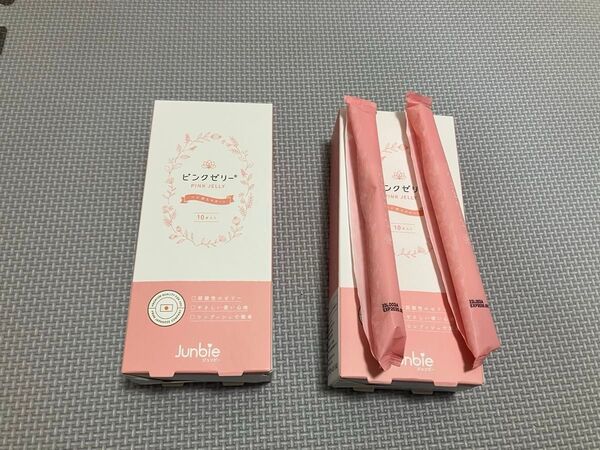 Junbie ピンクゼリー 10本入り×1箱 新品未開封 2本箱開封済み