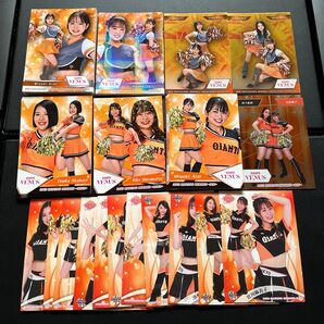 2024,2023,2020舞 BBM チアリーダー Venus レギュラーカード55種コンプ、キラカード3枚・ホロPP7枚 同封