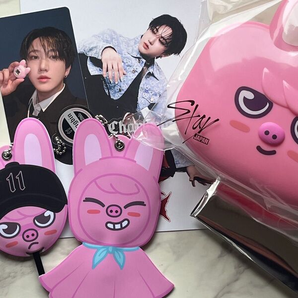 【JYP JAPAN公式】Stray Kids スキズ チャンビン トゥエッキ ミニ うちわ キーホルダー ランチボックス