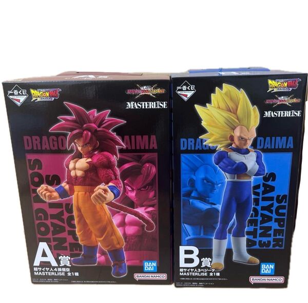 一番くじ ドラゴンボール VSオムニバスCROSS A賞 超サイヤ人4孫悟空 B賞 超サイヤ人3ベジータ フィギュア