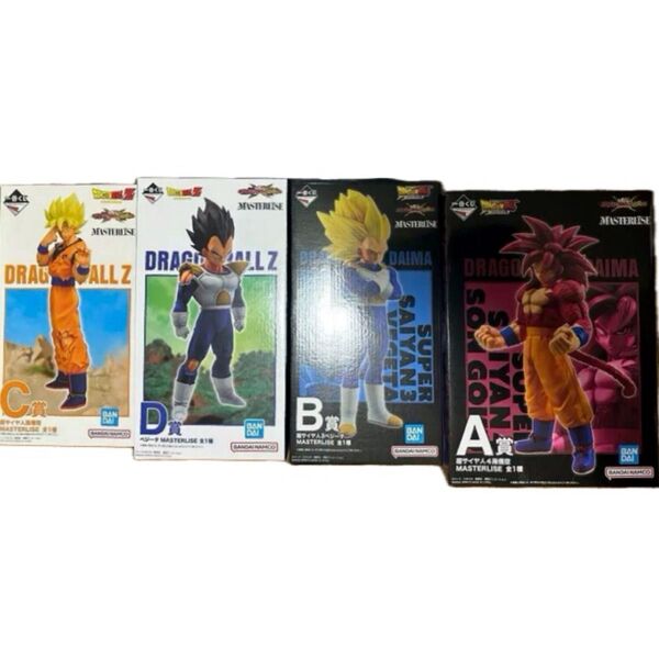 一番くじ ドラゴンボール VSオムニバスCROSS A賞 B賞C賞D賞 超サイヤ人4 孫悟空 超サイヤ人3 ベジータ フィギュア