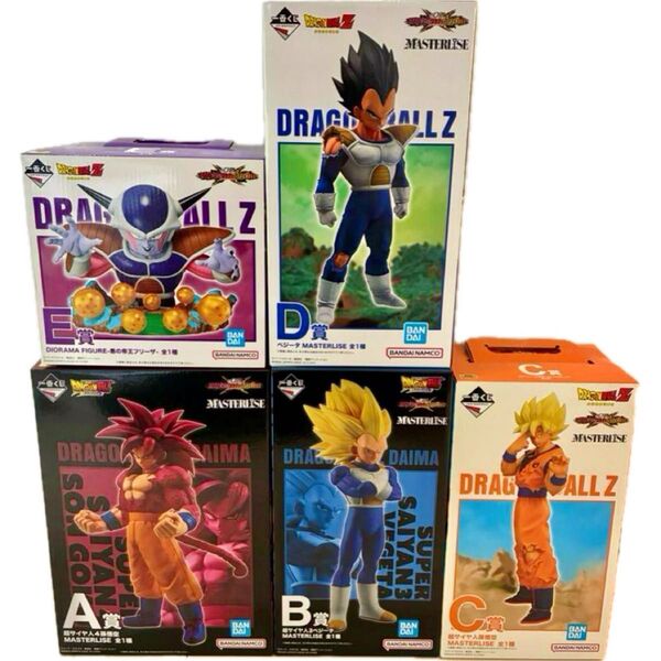 一番くじ ドラゴンボール VSオムニバスCROSS A賞 超サイヤ人4孫悟空 B賞 ベジータ C賞 D賞 E賞 悪の帝王フリーザ