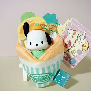 新品未使用サンリオ ポチャッコ ぬいぐるみマスコット クレープ