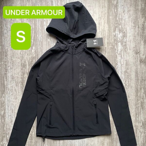 UNDER ARMOUR アンダーアーマー フードジップアップジャケット ブラック S