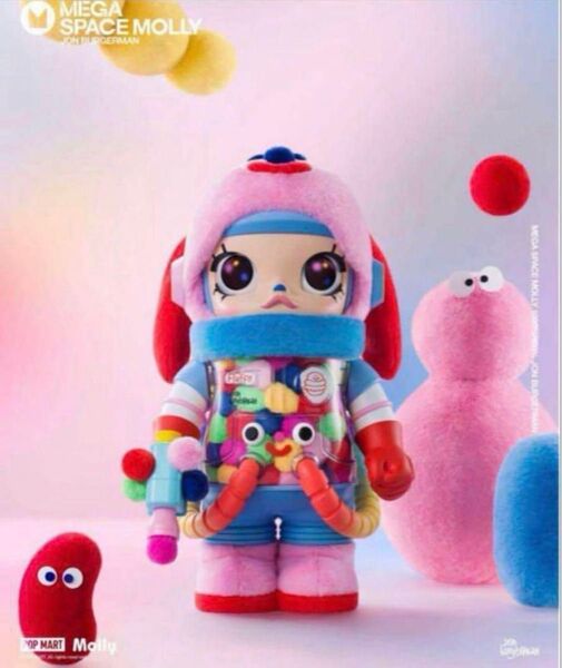 MEGA SPACE MOLLY 400% Jon Burgerman