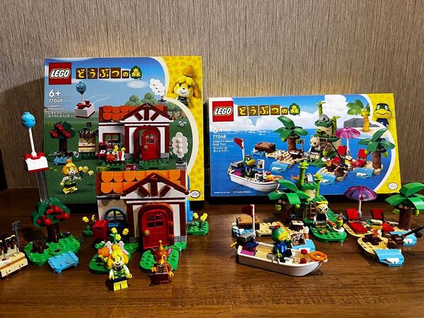 LEGO どうぶつの森 しずえさん、おうちにようこそ 77049、かっぺいのボートツアー 77048