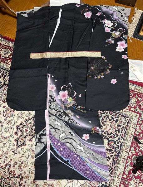 振袖 黒振袖 留袖 着物 黒 和風