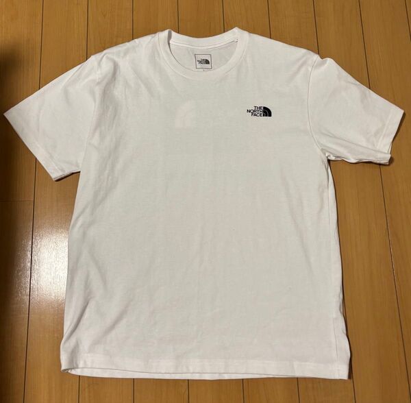 THE NORTH FACE ノースフェイス Tシャツ 半袖 ストレッチ クルーネック Lサイズ ホワイト 白