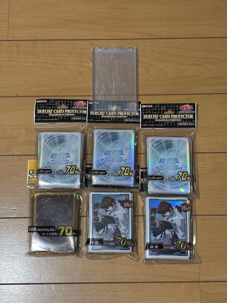 新品未開封 遊戯王 カードプロテクター スリーブ まとめ売り 純正 プロテクター 海馬 瀬戸 Yu Gi Oh ! KONAMI