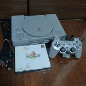 ★PS1本体一式美品 中古 おまけソフト1本付 動作確認済 Playstation 初代プレステ プレステ1 SCPH-7000★