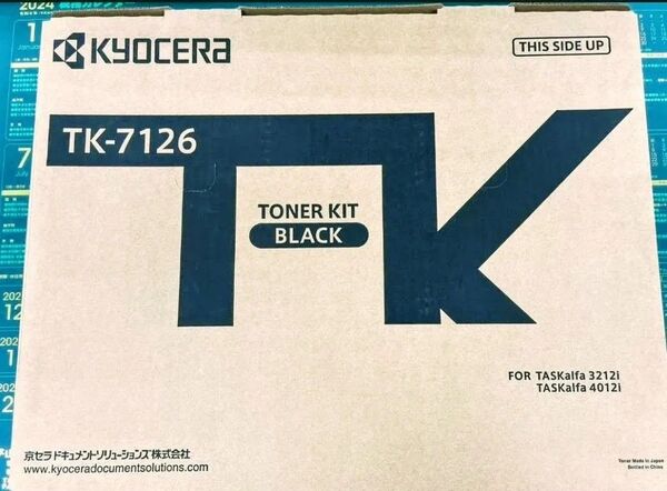 新品 京セラ 純正トナー TK-7126 ブラック 新品未開封 TASKalfa 3212i/4012i