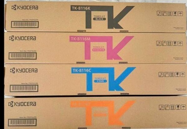 ★新品★送料無料★京セラ 純正トナー TK-8116 4色セット