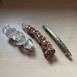 バレッタ 髪留め 3個セット