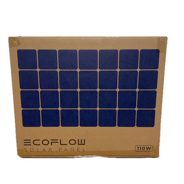 新品未開封品!エコフロー ソーラーパネル ポータブル電池 EcoFlow 110Wソーラーパネル アウトドア 災害