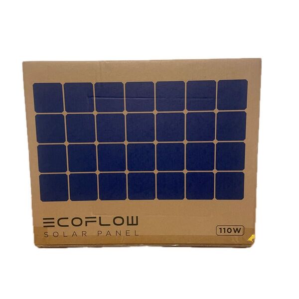 新品未開封品!エコフロー ソーラーパネル ポータブル電池 EcoFlow 110Wソーラーパネル アウトドア