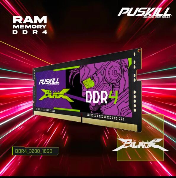 【新品】PUSKILL ノートパソコン用メモリ SODIMM DDR4-3200 32GB(16GBx2)