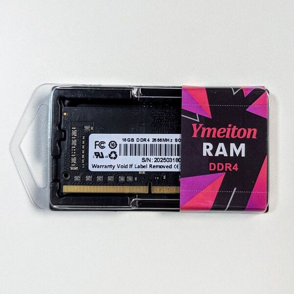 【新品】Ymeiton ノートパソコン用メモリ SODIMM DDR4-2666 16GB