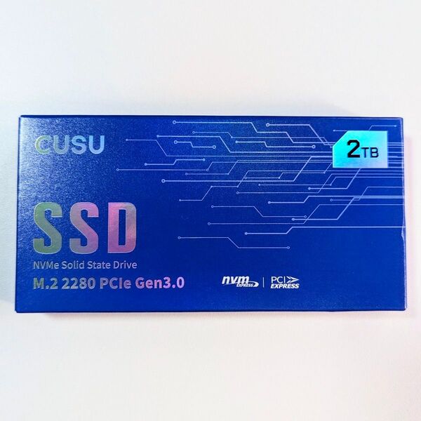 【新品】CUSU NVMe m.2 SSD 2TB CV3000Q