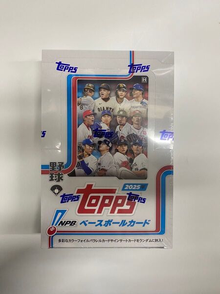 Topps 2025 NPB ベースボールカード 1BOX シュリンク付き