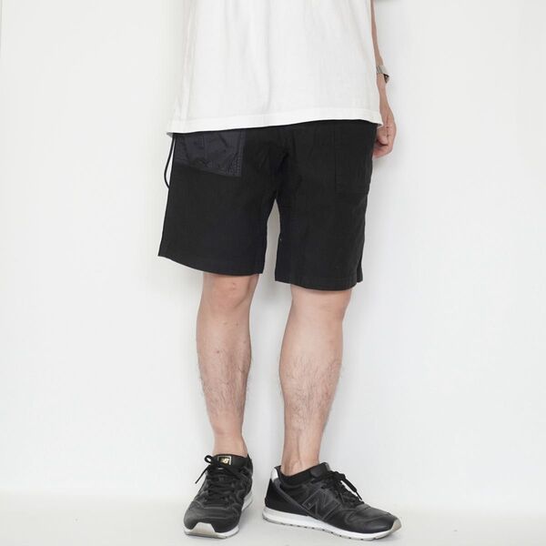 GRAMICCI × BRIEFING × BEAMS PLUS 別注 カーゴショーツ【M】BLACK GMP-18S182