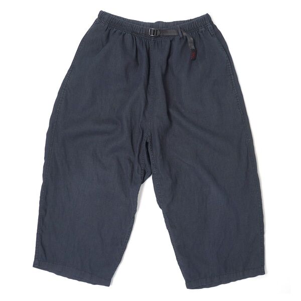 GRAMICCI LINEN BALLOON PANTS【F】NAVY リネンバルーンパンツ ワイド GLP-18S028
