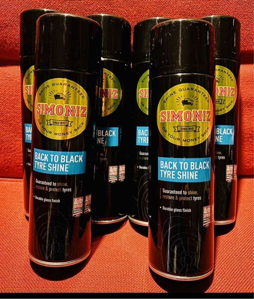 SIMONIZ 透明液体 タイヤワックス 500ml 6本 Back to Black サイモナイズ タイヤシャイン