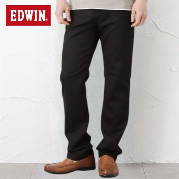 EDWIN エドウィン 403 クールフレックスストレートパンツ ブラック 34