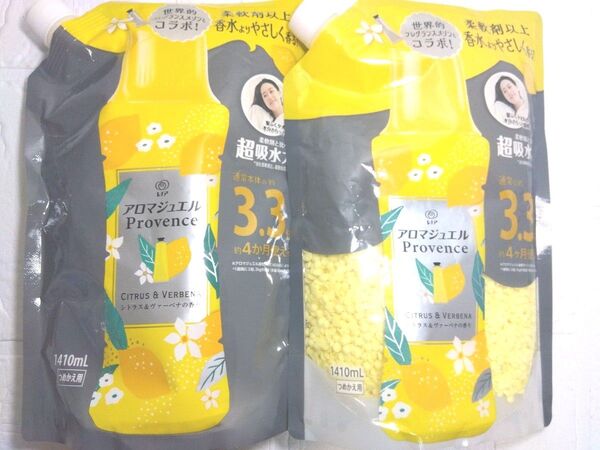 レノア アロマジュエル プロバンス ビーズ シトラス&ヴァーベナ 1410mL×2
