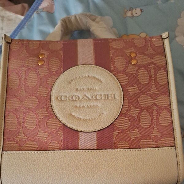 COACH ショルダーバッグ ピンク ベージュ 未使用