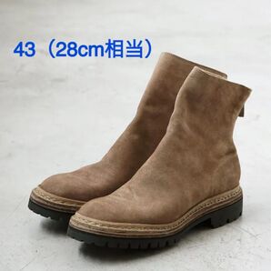 新品【COMOLI】コモリ GUIDI バックジップブーツ COMOLI別注カラー 43