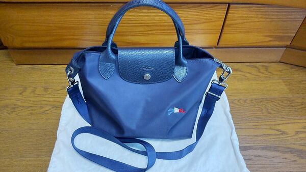 LONGCHAMP ル プリアージュ コレクション トップハンドル ネイビー 2way