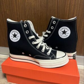 【25cm】コンバース CT70 WEDGE BLACK A12563C 韓国 CONVERSE