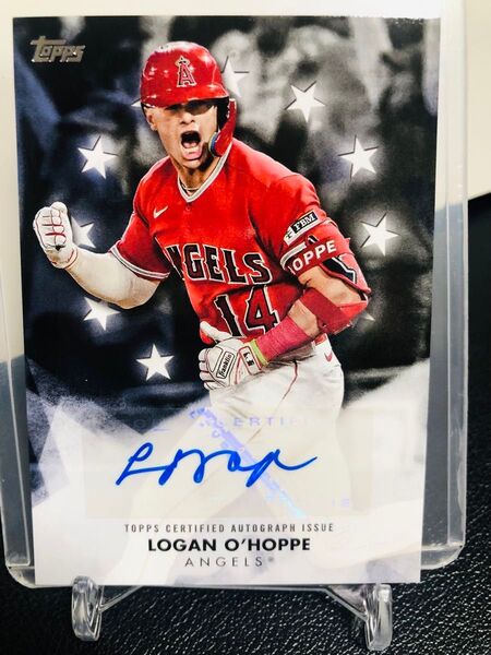 Topps 2024 直筆サインカード LOGAN OHOPPE オホッピー エンジェルス AUTOGRAPH