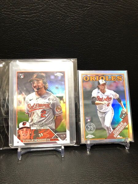 Topps Chrome 2023 MLB BASEBALL CARD ガナーヘンダーソン 2枚セット