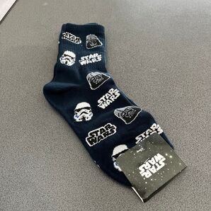 【新品☆サイズ22〜26cm】激レア!スターウォーズ 靴下 ネイビー ソックス
