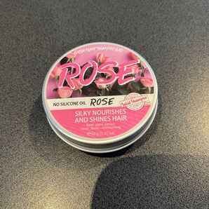 【新品】ソリッドシャンプー 固形シャンプー 60g ローズ ノンシリコン