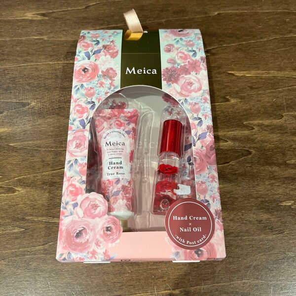 【新品】Meica ハンドクリーム&ネイルオイルセット トゥルーローズの香り コスメ ハンドクリーム等 ハンドクリーム