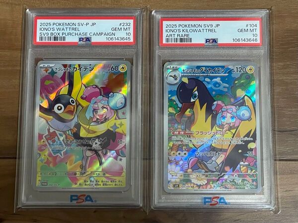 ナンジャモのカイデン タイカイデン psa10 連番セット