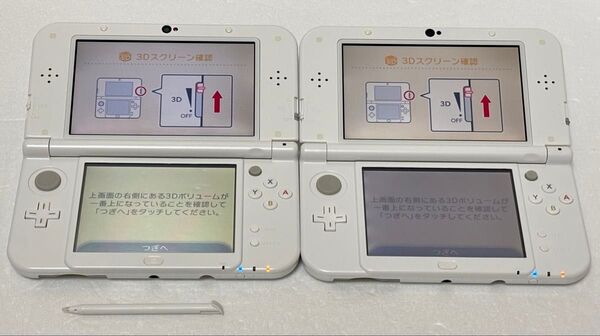 Newニンテンドー3DSLL パールホワイト 2台