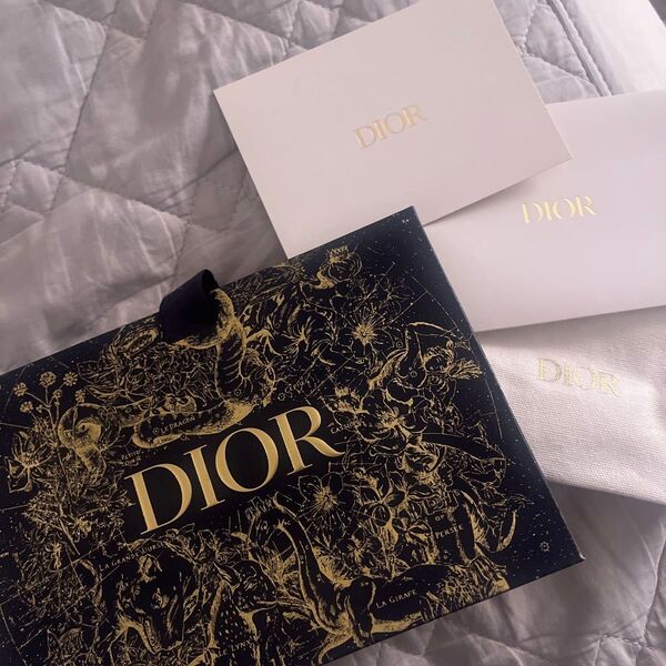 Dior ショッパー メッセージカード 保存袋 セット